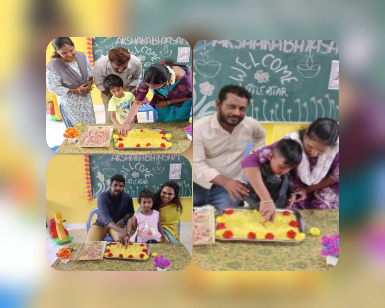 Akshara Abhyasam — Little Stars' Writing Initiation